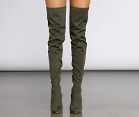 A Posh Vibe Thigh high Stiletto Boots