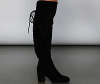 Over The Knee Faux Suede Boots