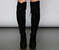 Over The Knee Faux Suede Boots