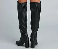 Western Vibes Faux Leather Boots