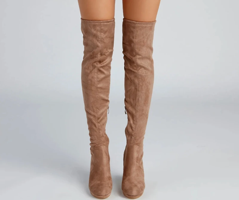 Step Out Style Over-The-Knee Boots