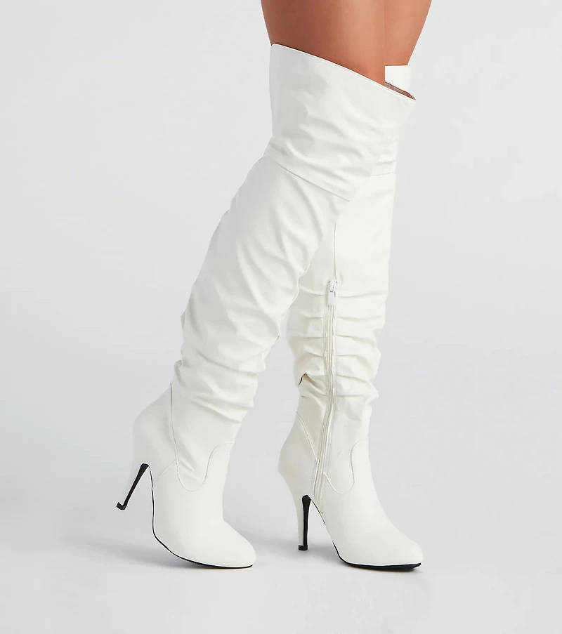 Work It Girl Over-The-Knee Boots