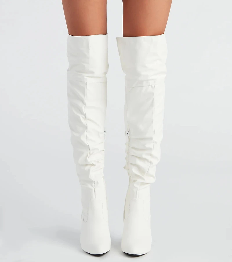 Work It Girl Over-The-Knee Boots