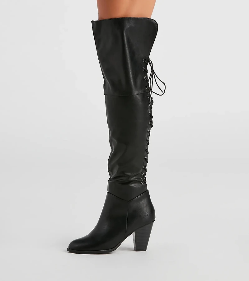 Rule The Scene Knee-High Boots