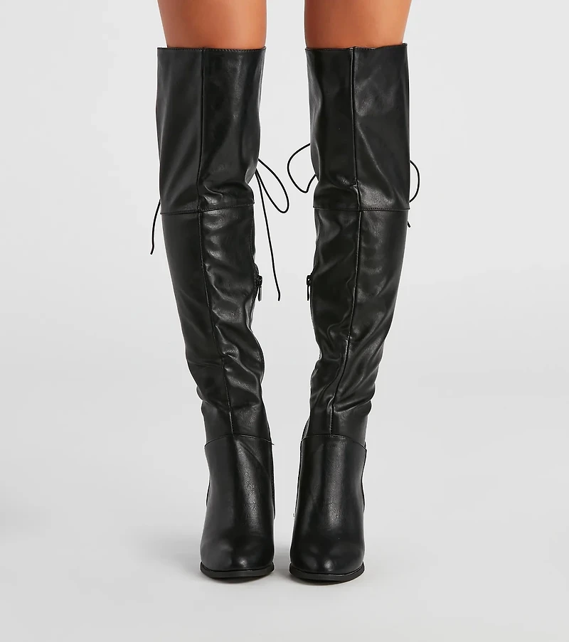 Rule The Scene Knee-High Boots