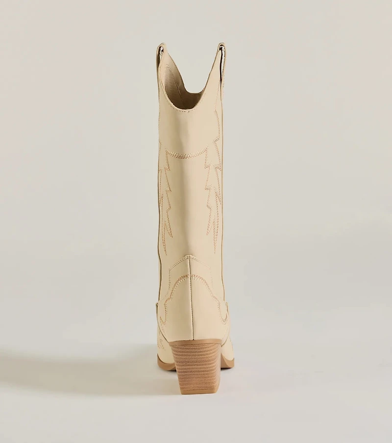 Country Girl Era Block Heel Western Boots