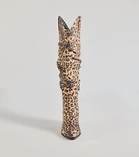 Strut Style Slouched Under-The-Knee Boots