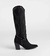 Western Edge Studded Cowboy Boots