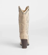 Moving Along Studded Cowboy Boots