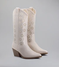 Show Stopper Floral Cut Cowboy Boots