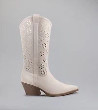 Show Stopper Floral Cut Cowboy Boots