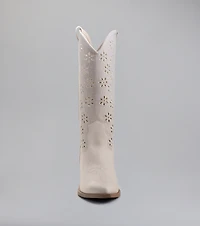 Show Stopper Floral Cut Cowboy Boots