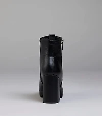 Bold Edge Platform Zipper Booties