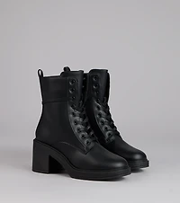City Chill Platform Combat Boots