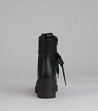 City Chill Platform Combat Boots