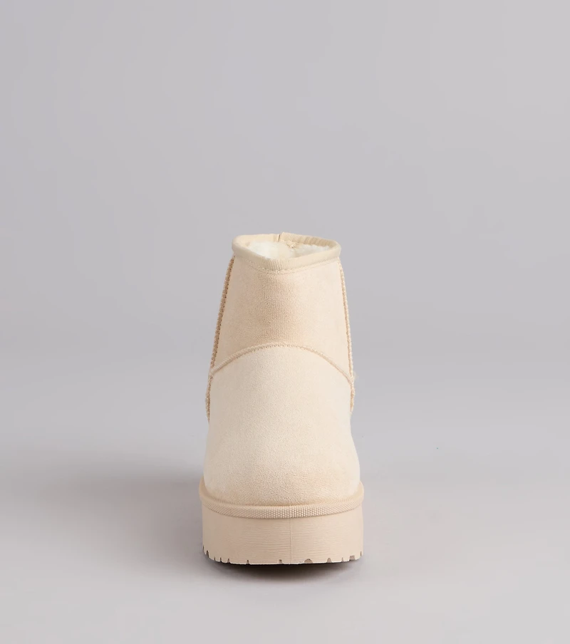 Toasty Steps Cozy Platform Booties