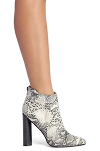 Stepping Out Snake Booties