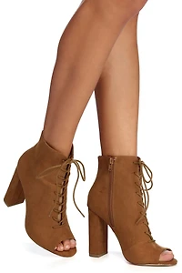 Level Up Lace Booties