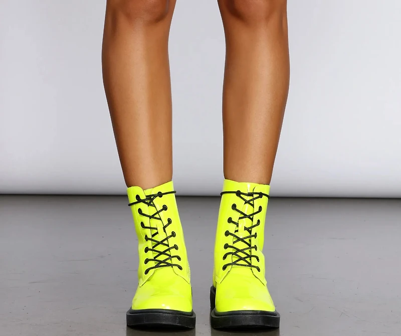 Lead On Combat Boots