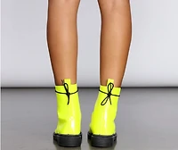 Lead On Combat Boots