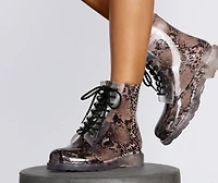 Step Up Combat Rain Boots