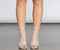 I'm Your Gift Heat Stone Stiletto Booties