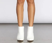 Miss Mod Point Toe Booties