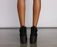 She's A Wild One Lug Booties
