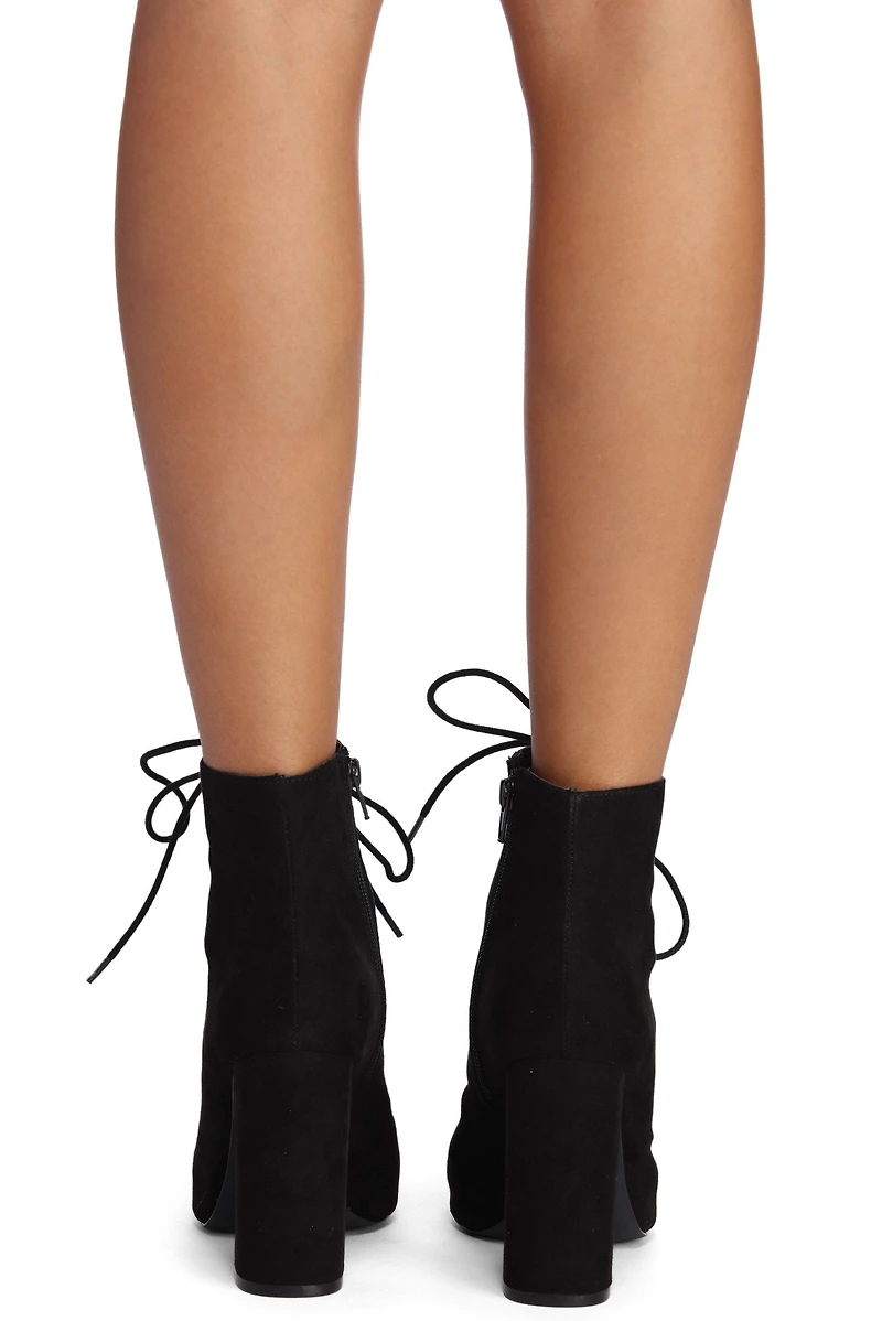 Level Up Lace Booties