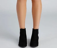 Chic Essential Low Heel Booties