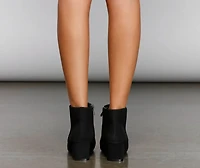 Simply Stylish Faux Suede Booties