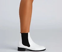 Chic City Girl Stud Accent Booties