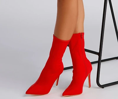 Make A Statement Stiletto Booties