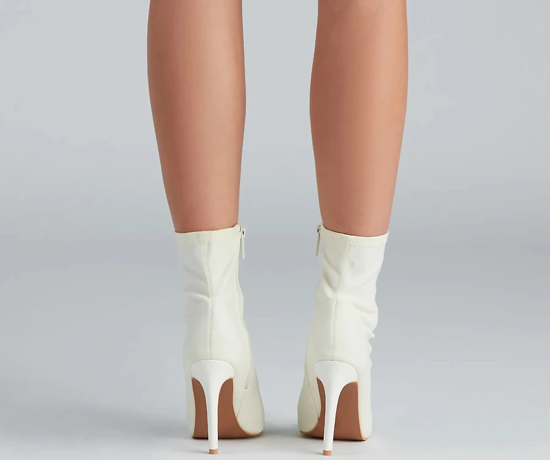 Stylish Strut Stiletto Booties
