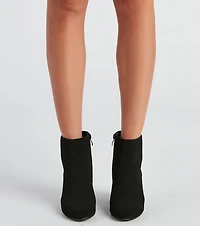 Girl Love Block Heel Booties