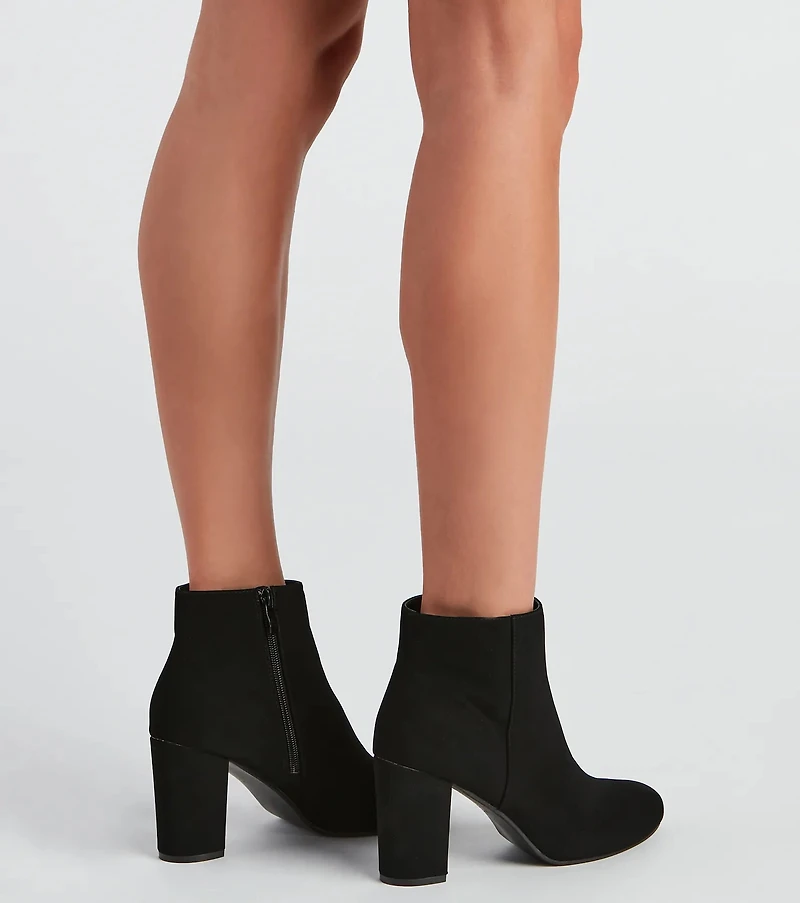 Girl Love Block Heel Booties