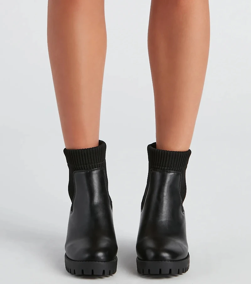 Cutie A Lug Bootie