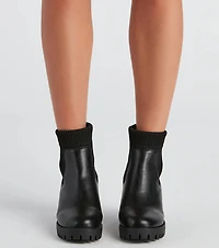 Cutie A Lug Bootie