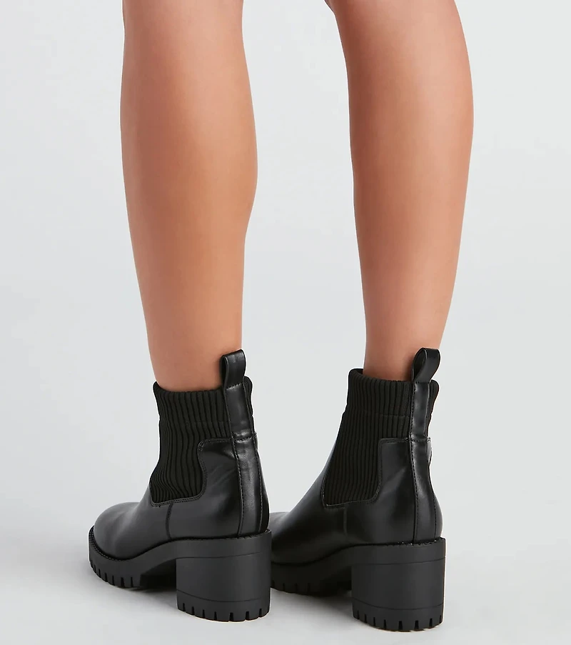 Cutie A Lug Bootie