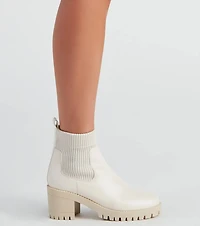Cutie A Lug Bootie