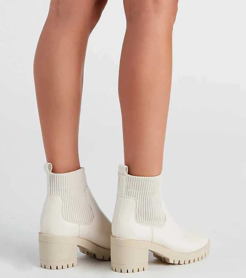 Cutie A Lug Bootie