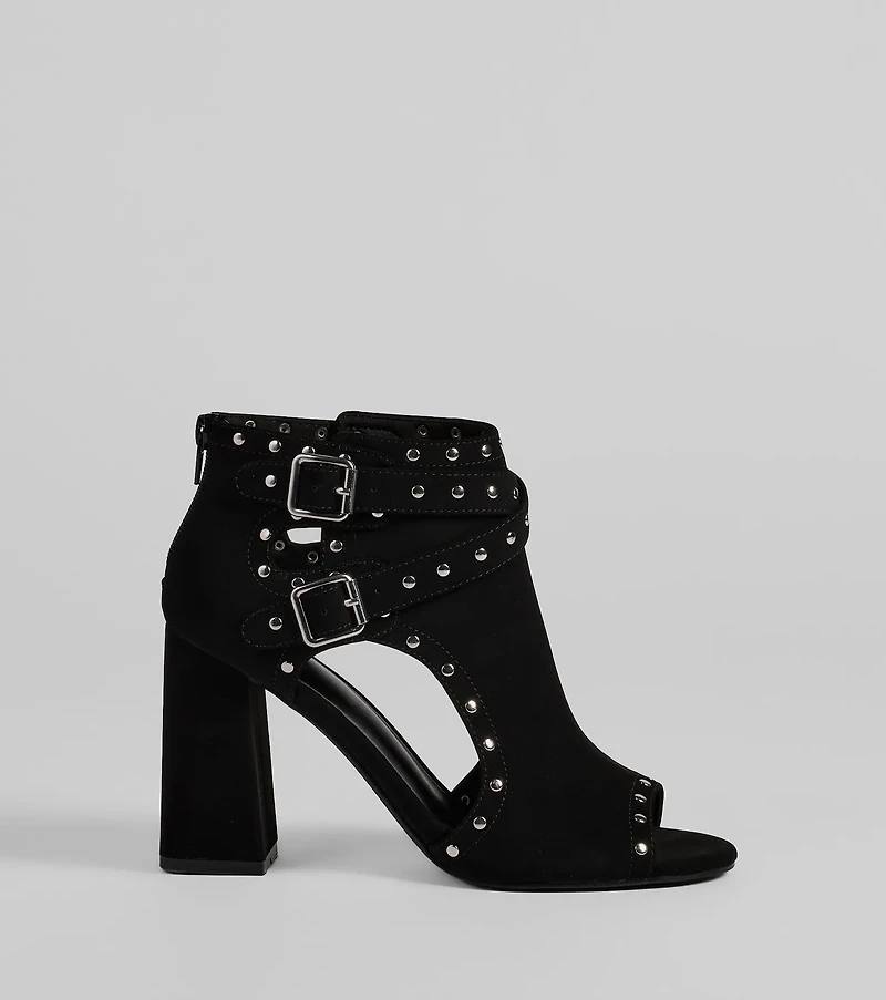 Daring Details Studded Ankle Booties