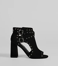 Daring Details Studded Ankle Booties