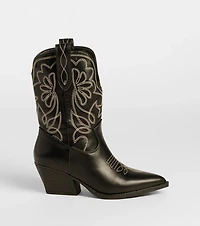 Saddled Up Western Embroidered Cowboy Boots