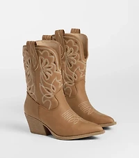 Saddled Up Western Embroidered Cowboy Boots