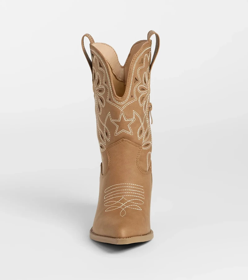 Saddled Up Western Embroidered Cowboy Boots