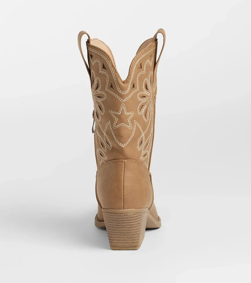 Saddled Up Western Embroidered Cowboy Boots