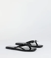 Dainty Looks Bow Thong Sandals