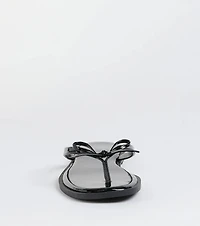 Dainty Looks Bow Thong Sandals