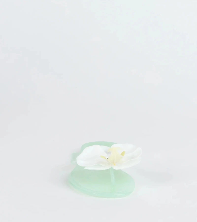 On Vacay Flower Strap Jelly Sandals